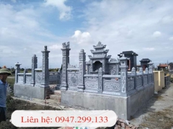 Mẫu Khu Lăng Mộ Đá Chuẩn Phong Thủy, Đẹp Nhất - 022