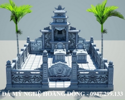 Mẫu Khu Lăng Mộ Đá Chuẩn Phong Thủy, Đẹp Nhất- 024