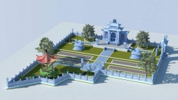 Mẫu Thiết Kế Phối Cảnh Khu Lăng Mộ Tuyệt Đẹp Số 01