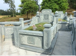 Mộ Đá Xanh Rêu Nguyên Khối 2023 - KXR03