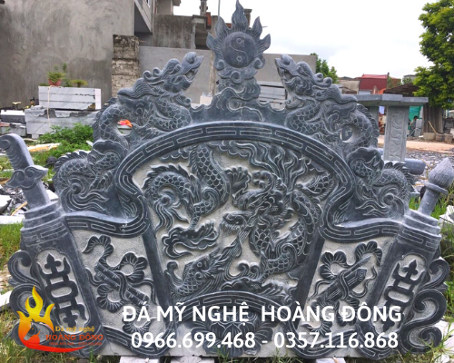 Mẫu cuốn thư đá đẹp chuẩn phong thủy 