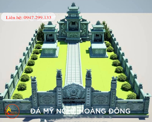 mẫu thiết kế khu lăng mộ đá đẹp