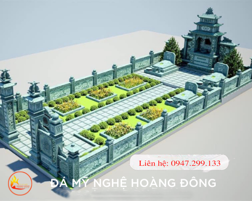 mẫu thiết kế khu lăng mộ đá đẹp