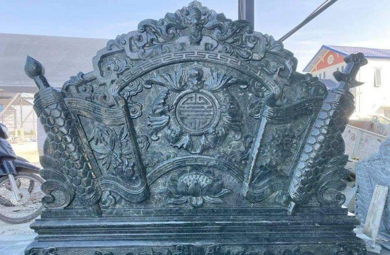 Cuốn thư đá không cột trong khu lăng mộ