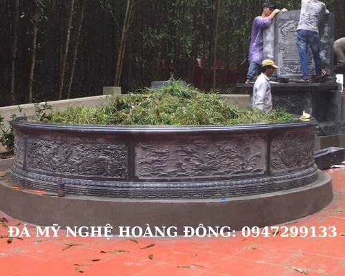 Mẫu mộ đá tròn được nhiều khách hàng đánh giá cao 