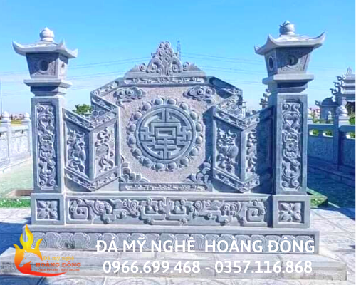 Hạng mục công trình cuốn thư đá hoa văn họa tiết chạm khắc tỉ mỉ 