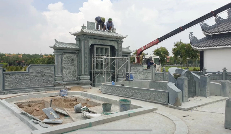 Báo giá lăng mộ phụ thuộc vào vị trí thi công lắp đặt