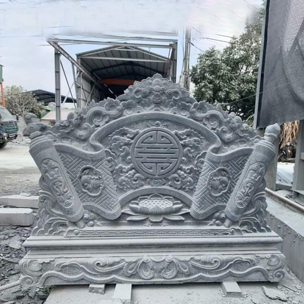 Mẫu cuốn thư đá đẹp cần đáp ứng những tiêu chí nào hình 1 Mẫu cuốn thư đá đối xứng tại Đá mỹ nghệ Hoàng Đông