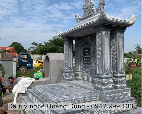 Mẫu mộ một mái đẹp chuẩn phong thuỷ 